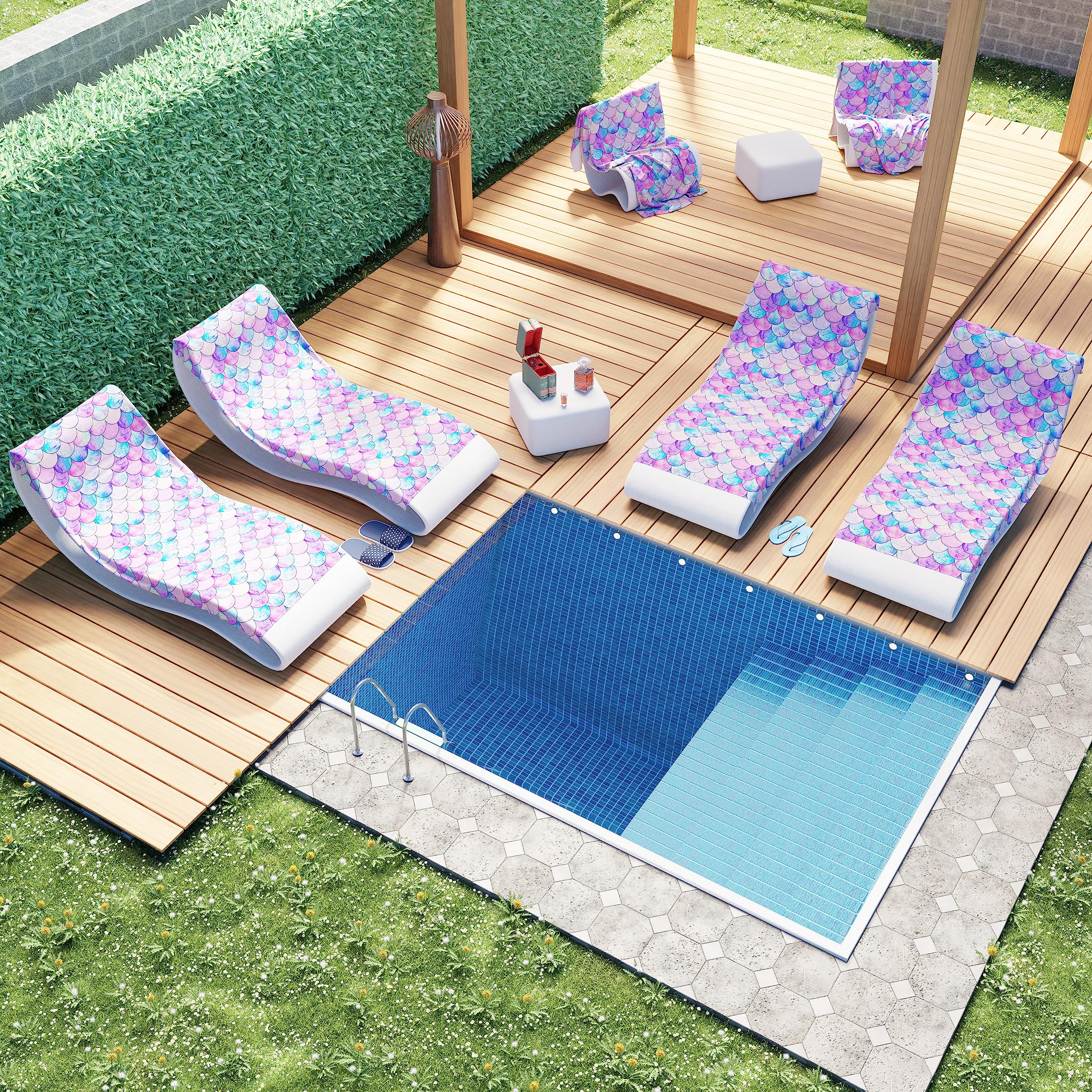 PETTI Artigiani Italiani, Microfibre Beach Towel, Beach Towel or Pool, Towel for Beach Bed Beach Towel 90 x 180 cm - Image 4