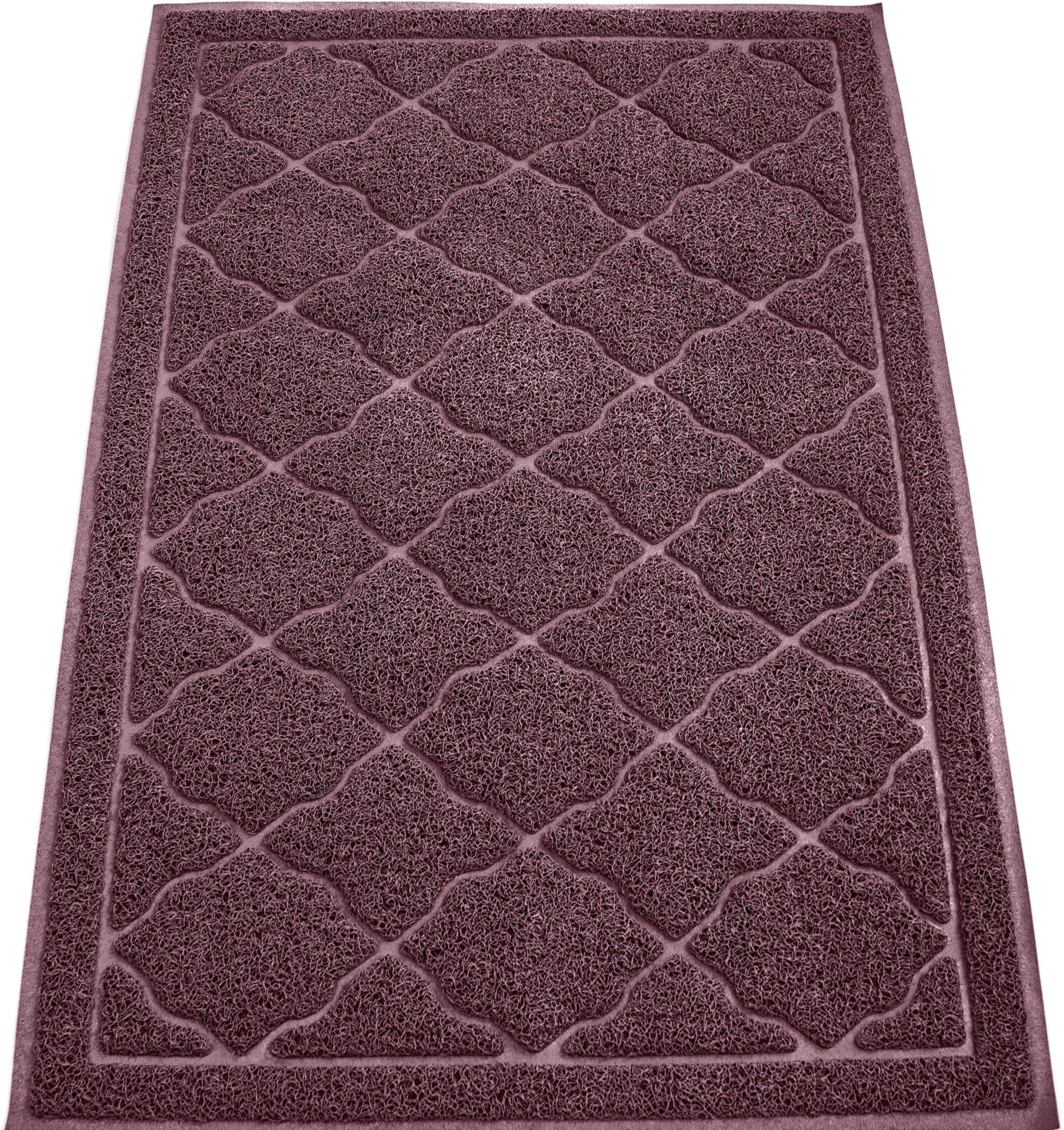 Non-Toxic Cat Litter Mat, Extra Large (35x23-Inch), Brown