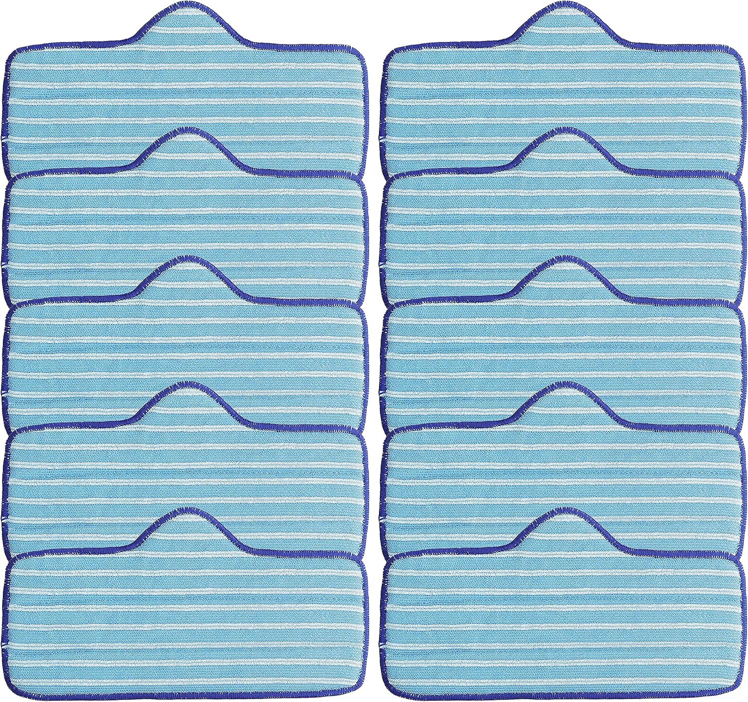 BlueStars 10 Packs Microfiber Mop Pad for Dupray Neat Steam Cleaner Reusable & Washable - Designed for Multiple Surfaces, Effectively Clean Hardwood, Tile & Stone Floors - Improved Design