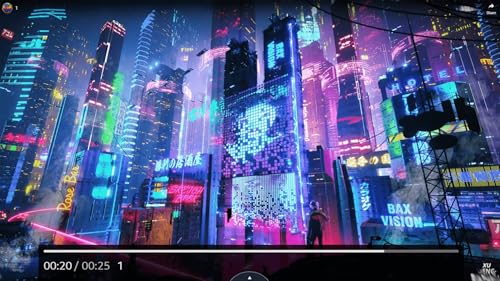 Dolby Vision 4K Screensaver - Colorful 4K with Relaxing Music Screensaver for Fire TV