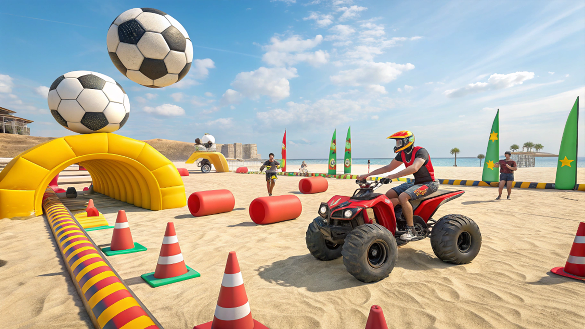 Quad Racing Simulator Superhero Quad Bike Games - ATV Stunt Motorcycle Racing Simulator 3D ...