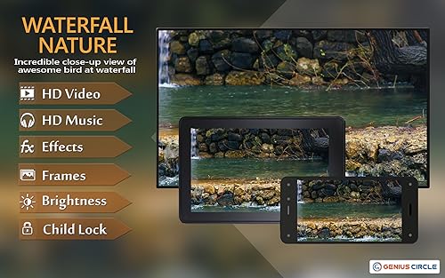 cachoeira livre natureza HD - aprecie a bela paisagem na sua TV HDR 4K, TV 8K e dispositivos de incê
