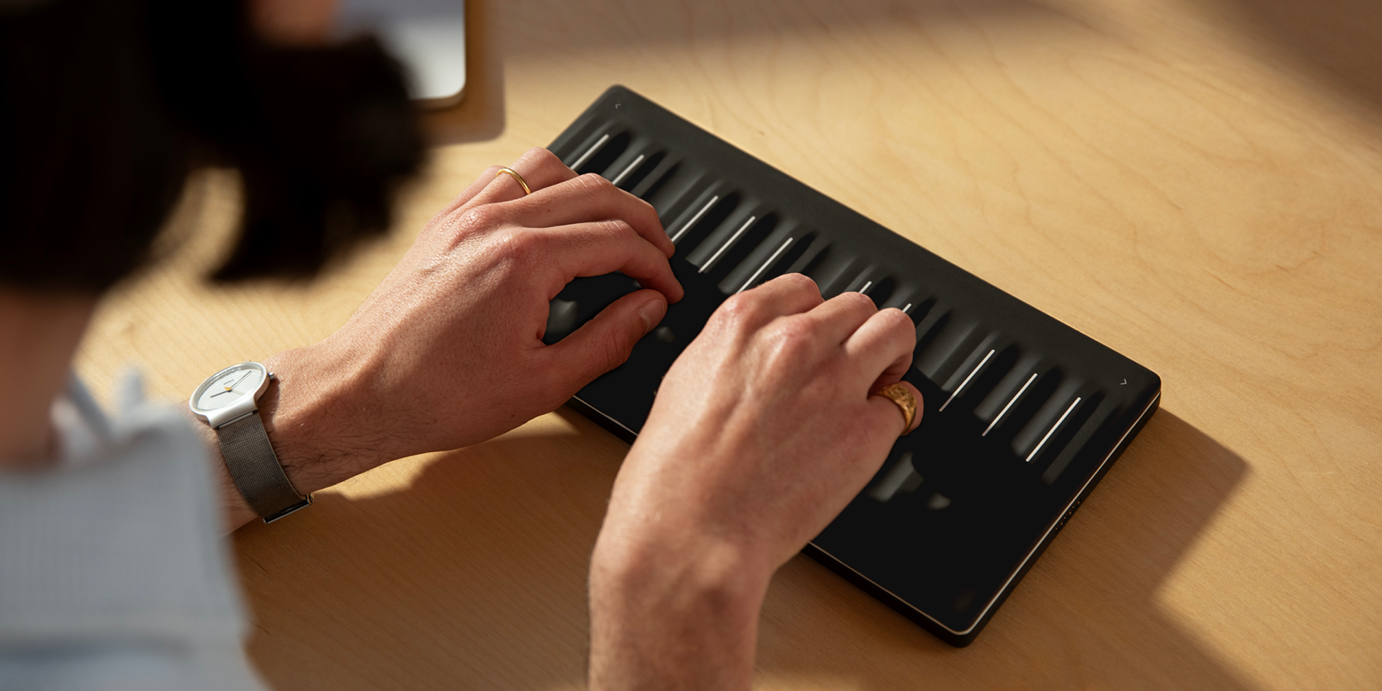 ROLI Seaboard M | Portable MPE MIDI Keyboard controller for Music