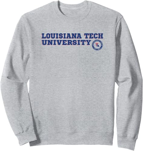 Louisiana Tech Bulldogs Block Text Sudadera