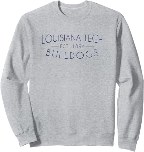 Louisiana Tech Bulldogs Simple Sweatshirt