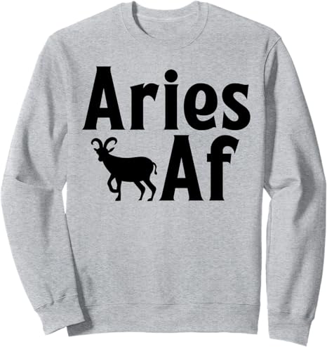 Horoscope Aries AF Astrological Sign Astronomy Sweatshirt