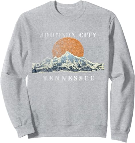 Miniatura 3 de Johnson City Tennessee Mountain Sunset Scene Sweatshirt Black,Navy Blue,Dark Heather Grey,Heather Grey,Royal Blue
