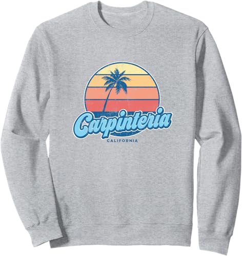 Miniatura 3 de Vintage Carpinteria California CA Classic 70s Retro Surfer Sweatshirt