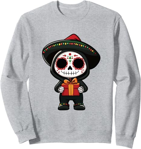 Christmas Calavera Sugar Skull