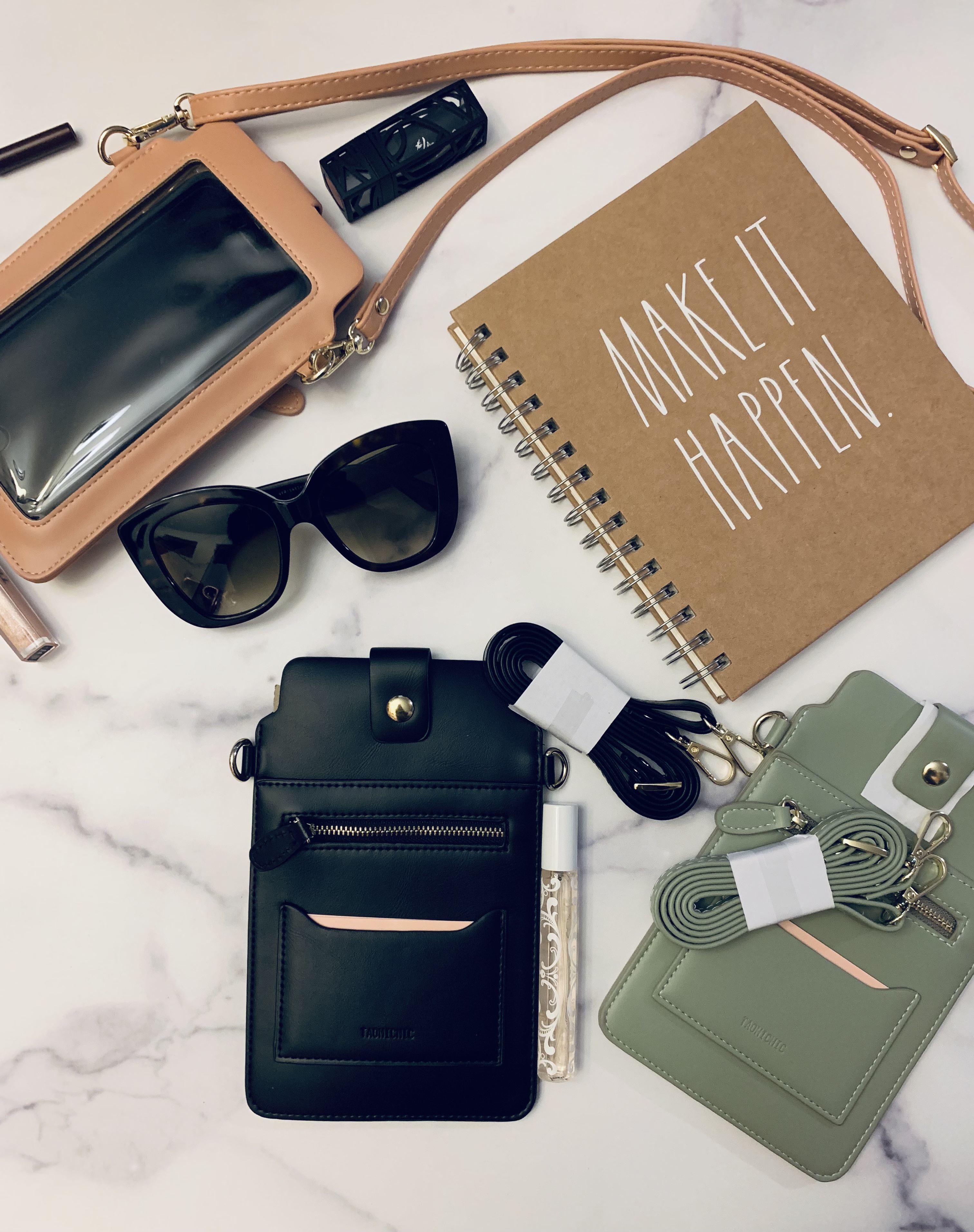 Taomicmic Bolso De Teléfono Celular Con Pantalla