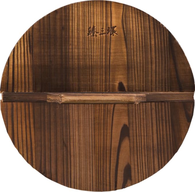 ZhenSanHuan Natural Wooden Wok lid/Cover Kitchen Tool, Pot Cover Lightweight Handcrafted Wooden Kitchen Accessory (36cm/14inch)