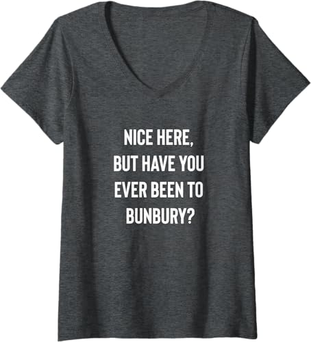 Miniatura 6 de Nice Here But Have You Ever Been To Bunbury V-Neck T-Shirt