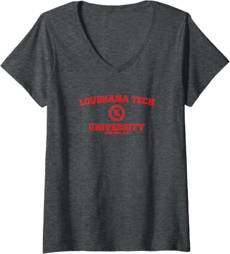 Miniatura 3 de Louisiana Tech Bulldogs Large One Color V-Neck T-Shirt