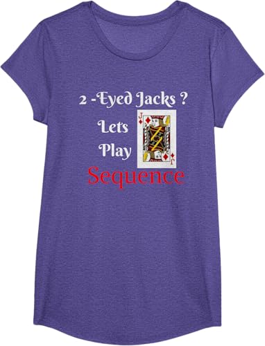 Miniatura 21 de I Have 2-eyed Jacks Lets Play una tarjeta Junta Game playera Fun, hombre 3XL, Azul (Heather blue) Negro,Azul Marino,Asfalto,Azul