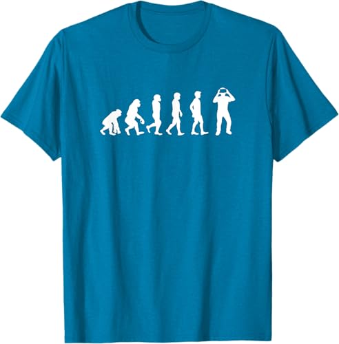 Miniatura 4 de Funny Human Evolution to Virtual Reality Camiseta, Negro, S