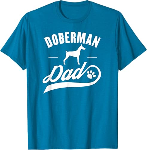 Miniatura 9 de Doberman Dad - Camiseta para amante del dueño del perro Negro S