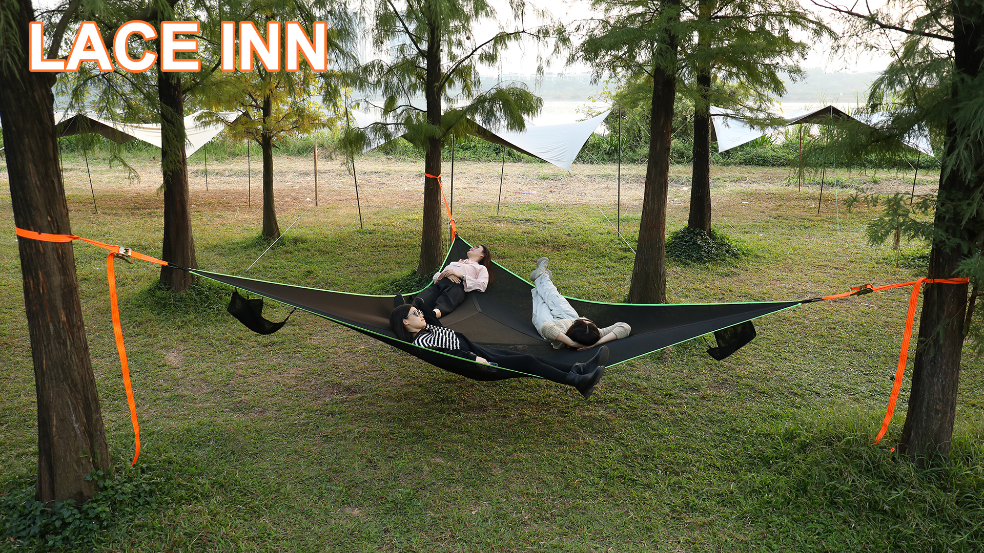 Amazon.com : LACE INN Triangle Hammock, 13ft Camping Hammock