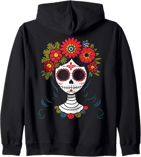 La Catrina Mexico Dia De Los Muertos Sugar Skull