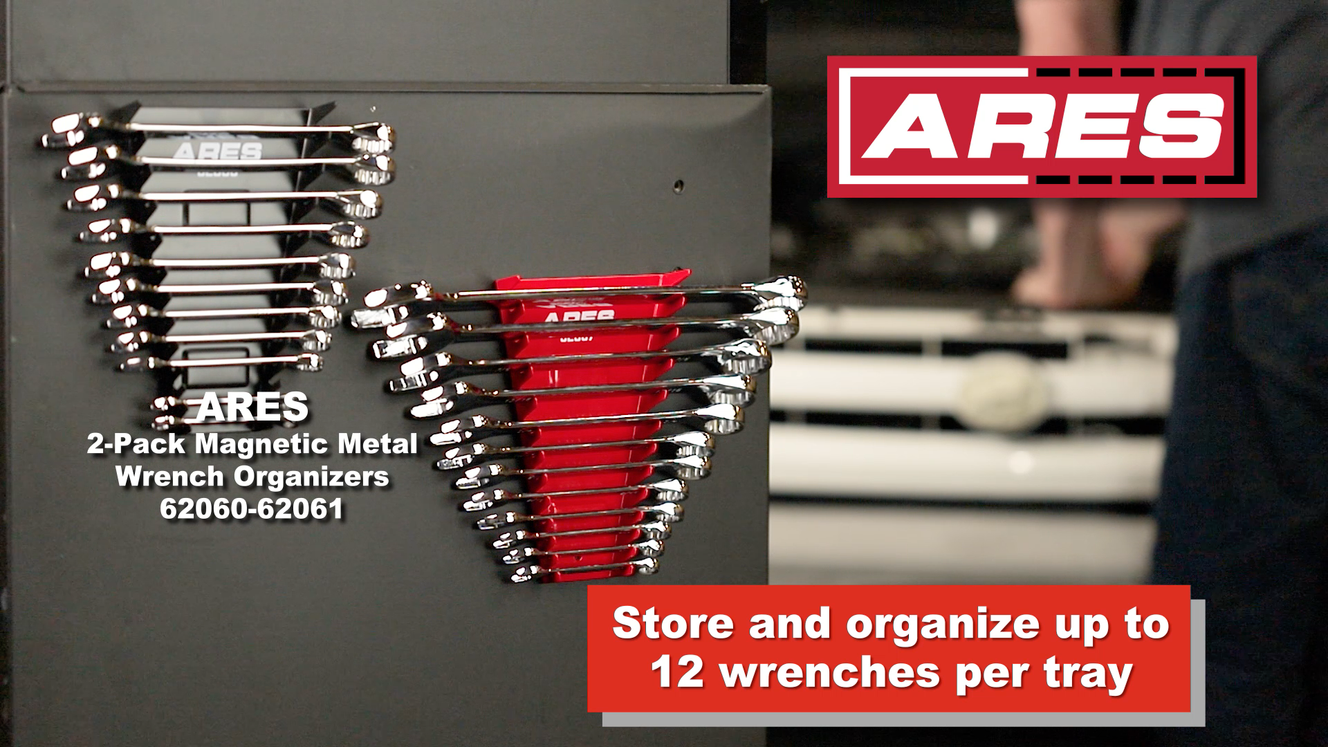 Amazon.com: ARES 62006-12-Slot Metal Magnetic Wrench Organizer