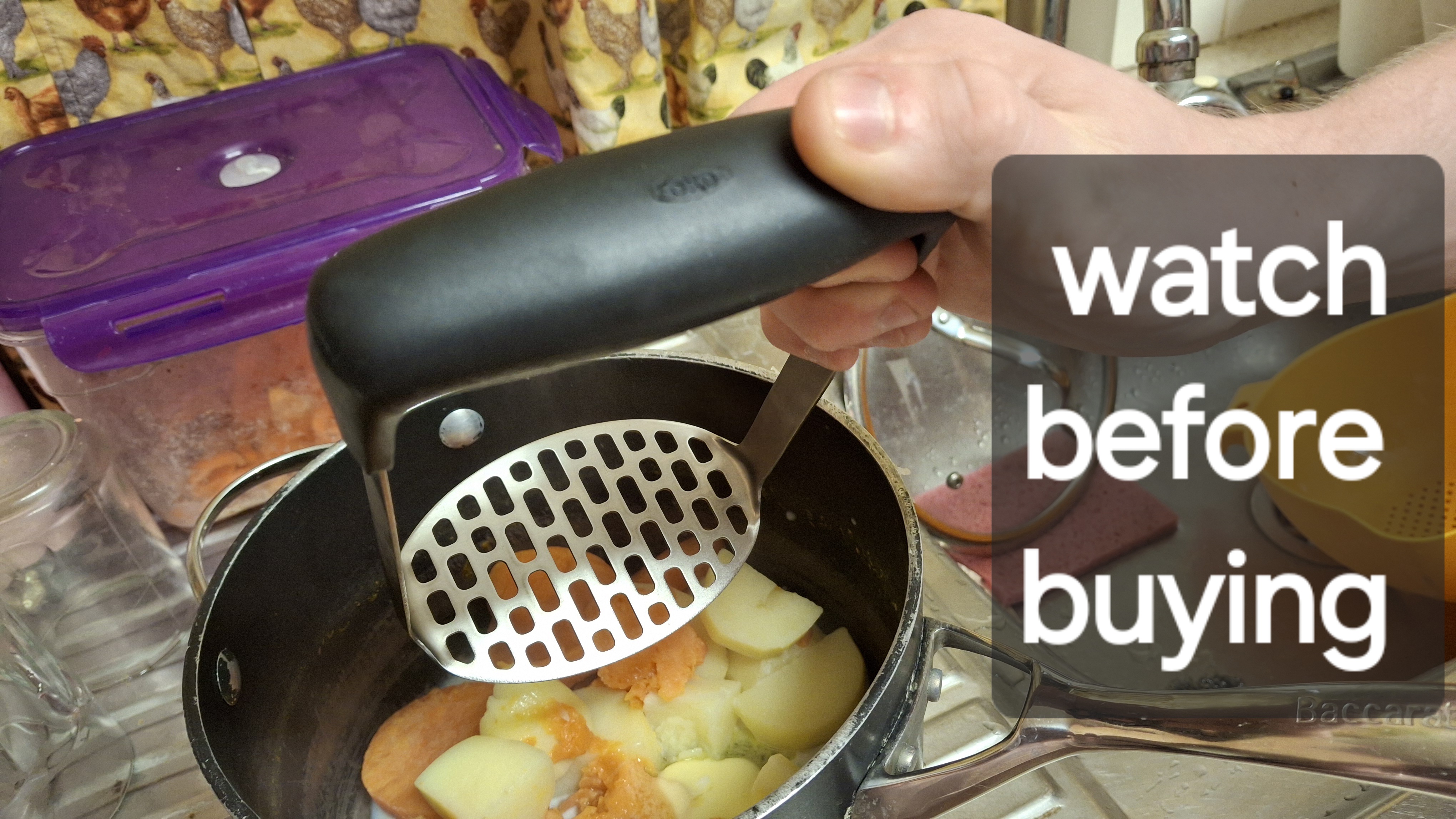 Potato Watch Watch OXO Potato masher, So Good. on Amazon Live