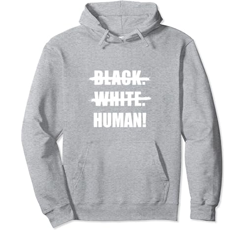 black white human hoodie