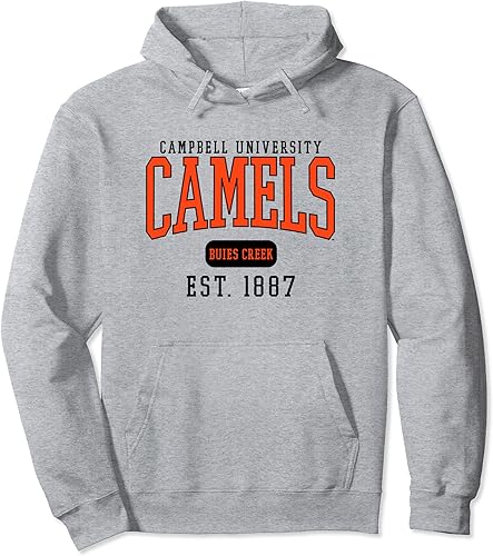 Sudadera con capucha Fighting Camels Est. Date, Gris