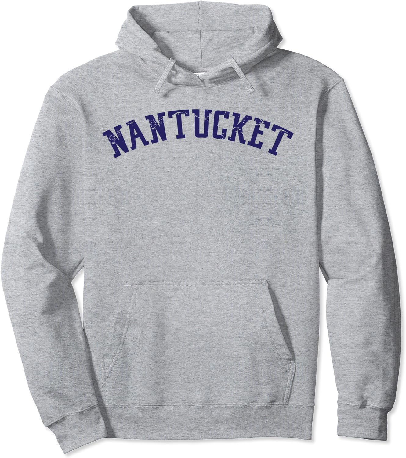 distressed hooded sweatshirt