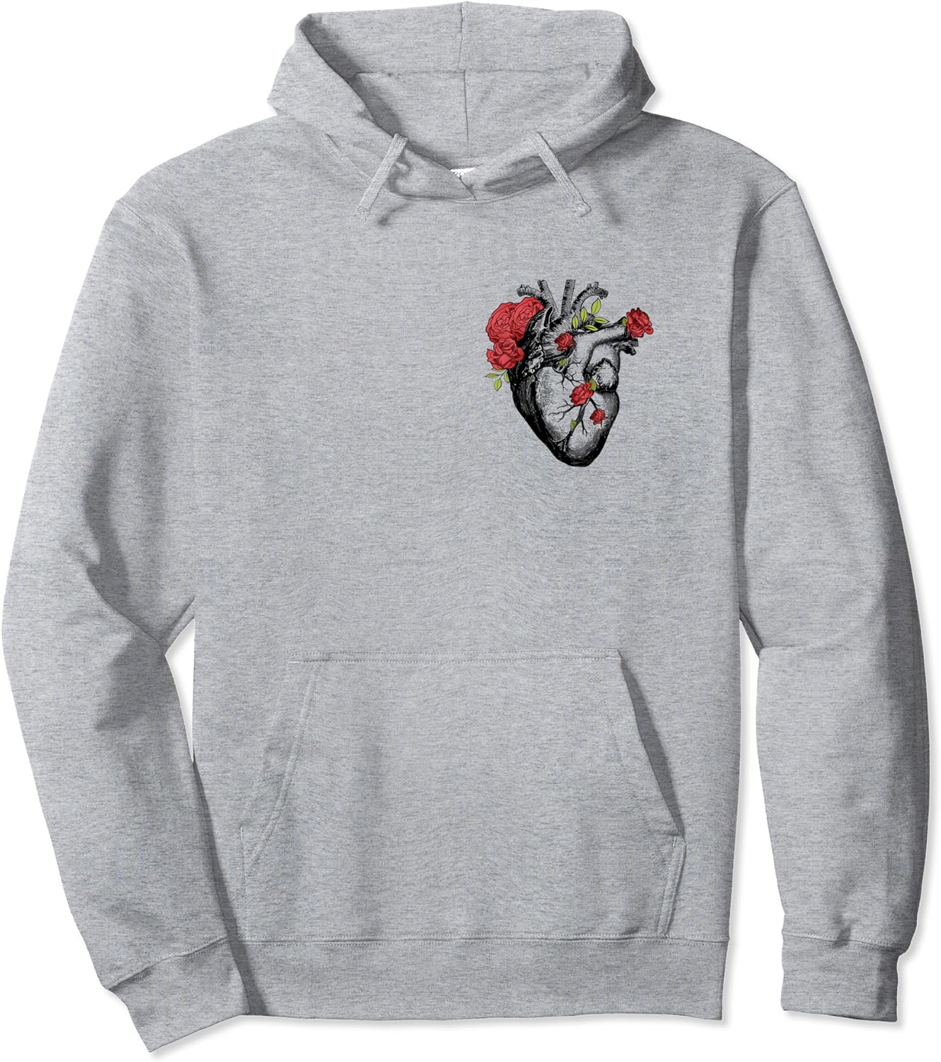 Women's Anatomical Heart Human Heart Anatomy Girls Tee Pullover Hoodie-TH