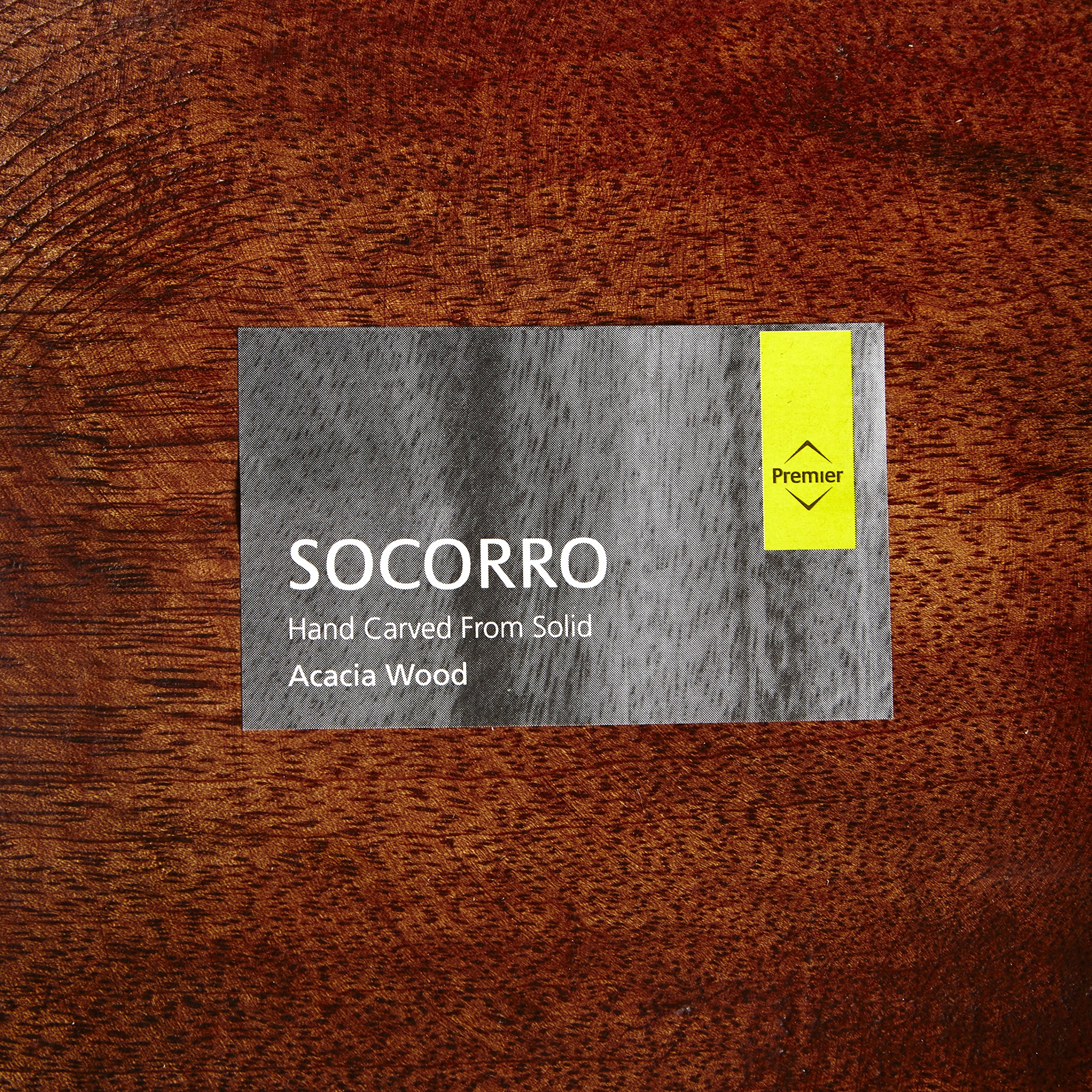PREMIER Housewares 1104558 Ciotola di Portare Quadrata Grande, Acacia Legno