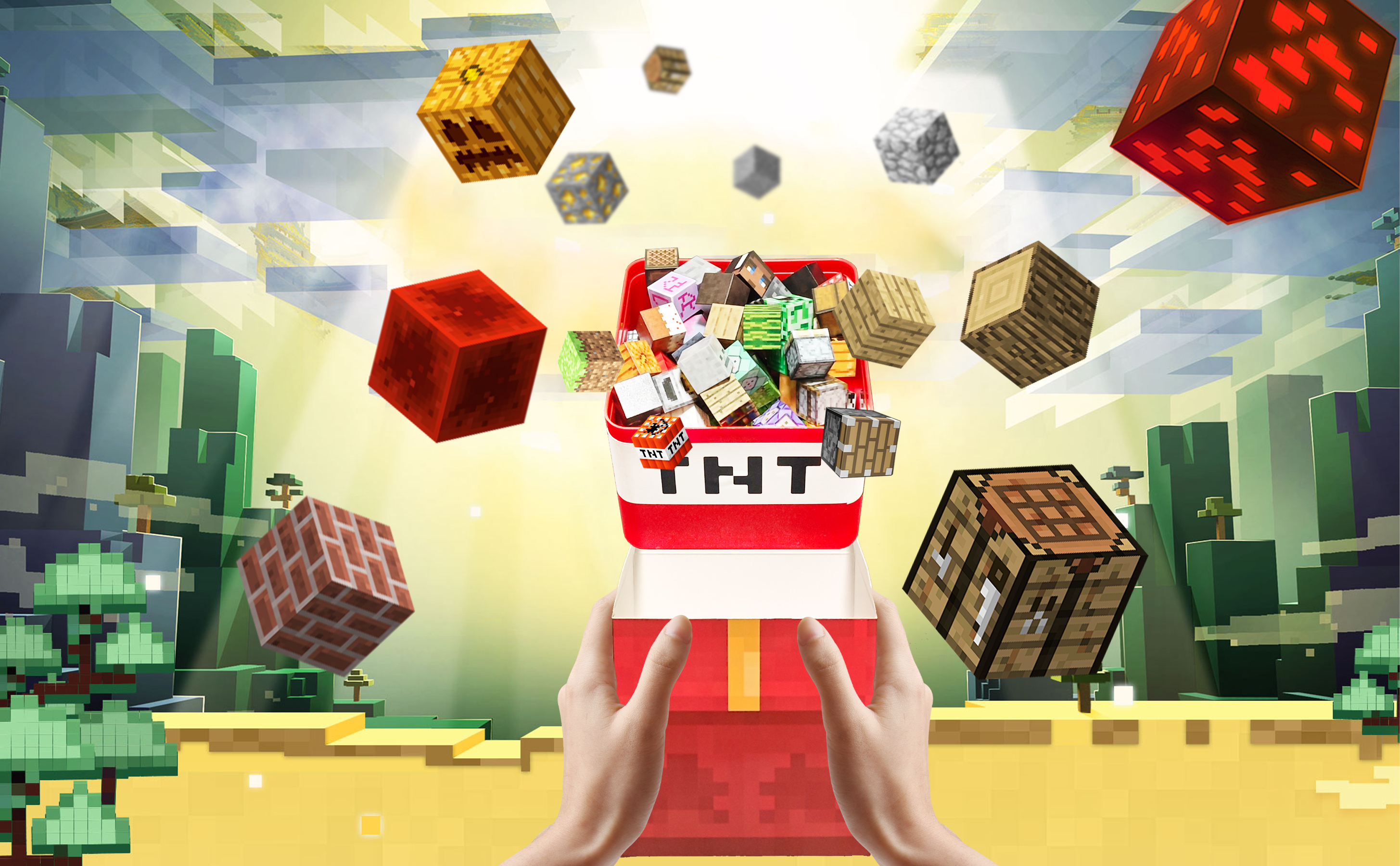 Amazon.co.jp: RZM マイクラ風 マグネットブロックセット【ランダム150 