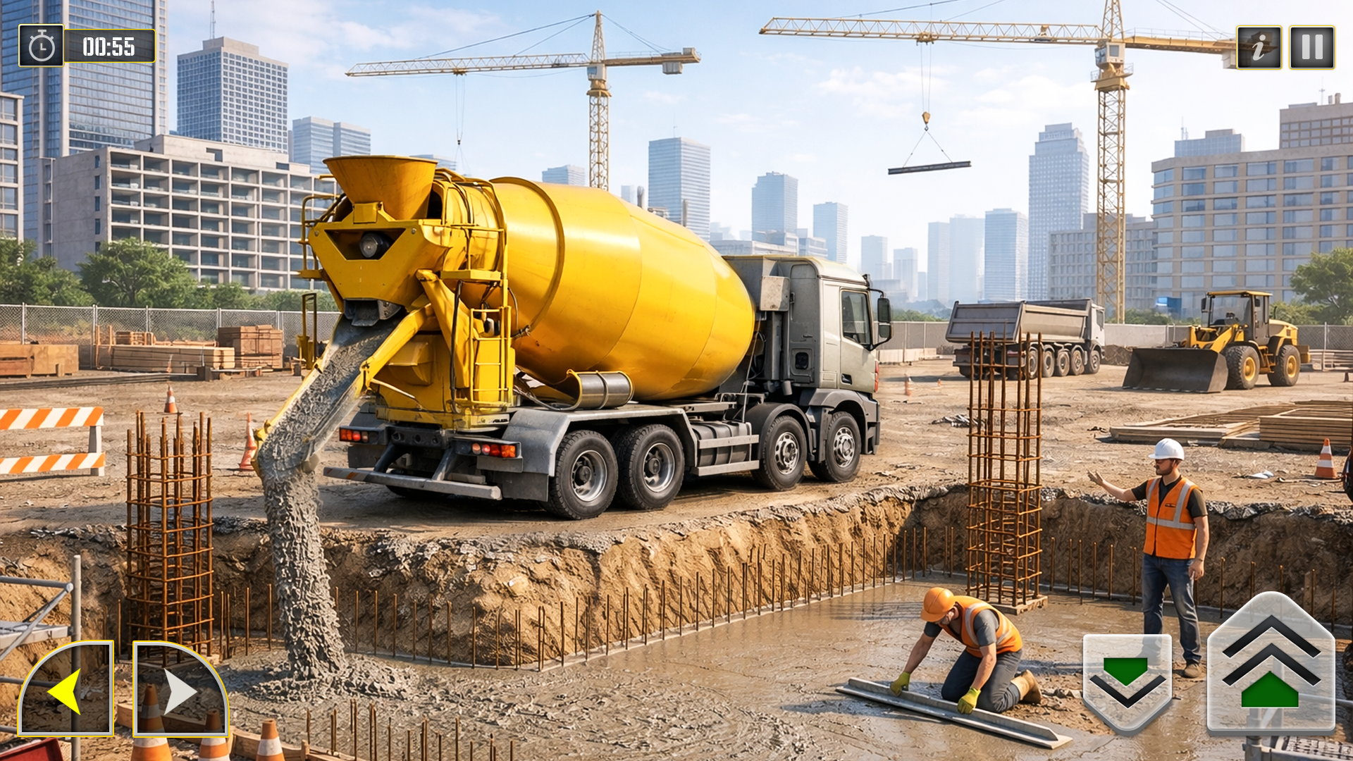 Construction Games for Kids Free - City Building Heavy Excavator ...