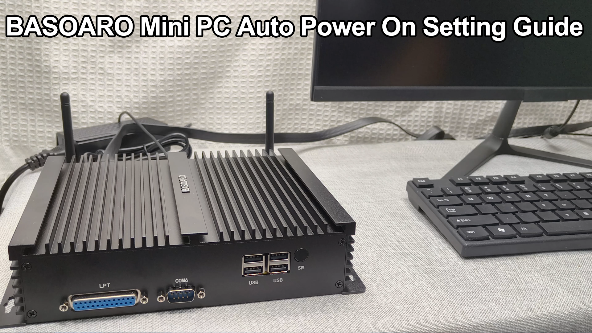 Amazon.co.jp: BASOARO ミニデスクトップPC、産業用PC ミニPC i5 8250U