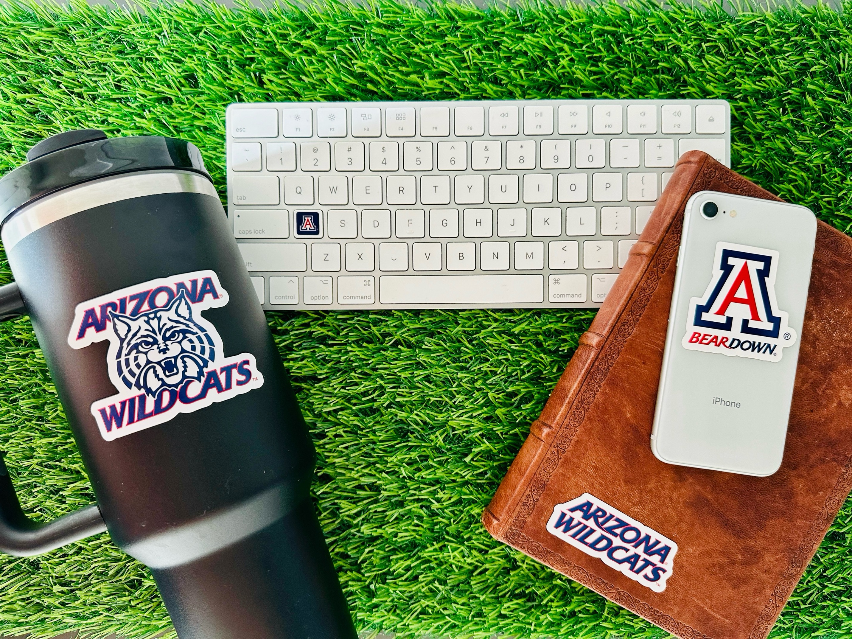 University Of Arizona Sticker Vinyl Decal - Laptop, Car, Water Bottle Decal (Type 3-4) - View #6