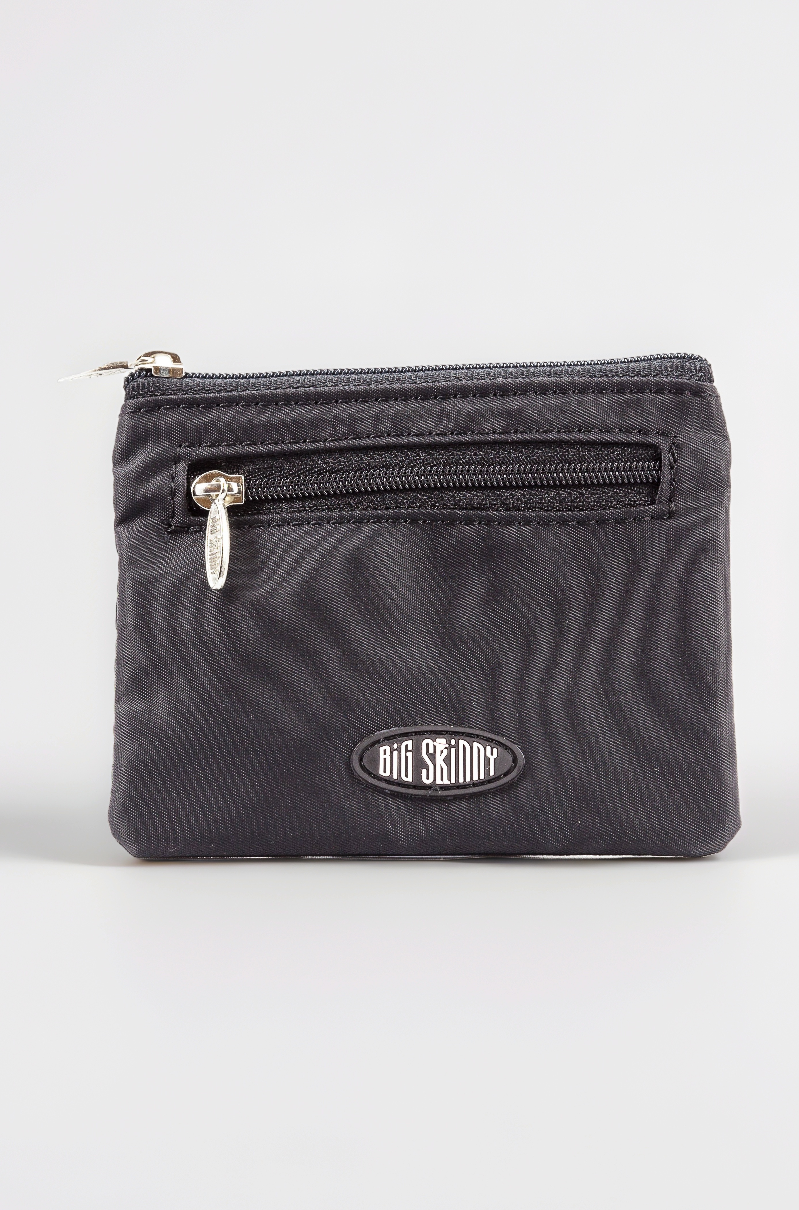 Big Skinny Money Penny Coin Slim Wallet, Holds Up to 13 Cards, Black