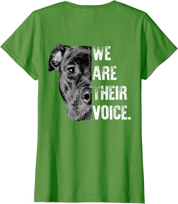 We are their voice pitbull shirt Clearance