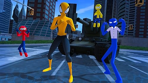 Stickman Spider Survival Hero 2020