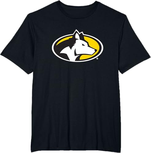 Miniatura 11 de Camiseta con licencia oficial de Michigan Tech Huskies Icon, Negro - Negro,Jaspeado Oscuro,Gris Jaspeado