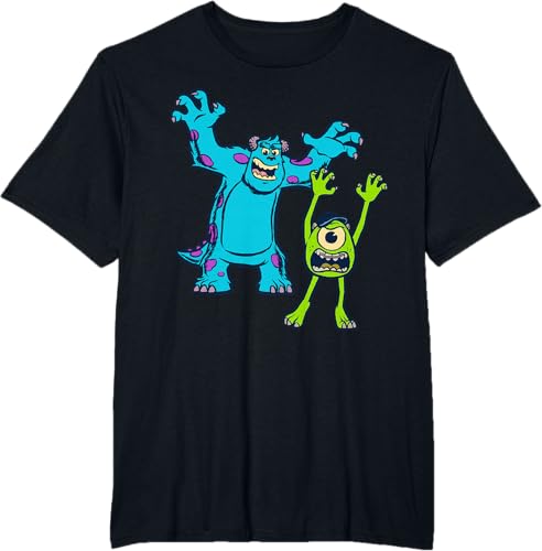 Miniatura 67 de Disney Pixar Monsters University Sulley and Mike T-Shirt Black,Navy Blue,Asphalt Grey,White,Baby Blue,Red,Kelly Green,Olive Green,Lemon