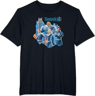 The Fantastic Four: First Steps Group Portrait T-Shirt