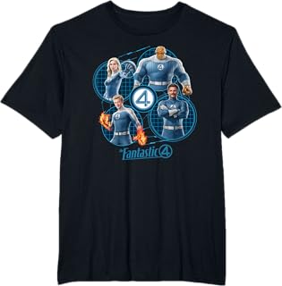 The Fantastic Four: First Steps Family Schematics T-Shirt