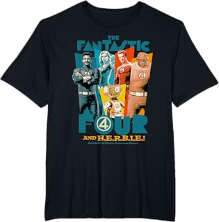 The Fantastic Four: First Steps Fantastic 4 & HERBIE T-Shirt