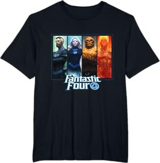 Fantastic Four Family Character Grid T-Shirt T-Shirt