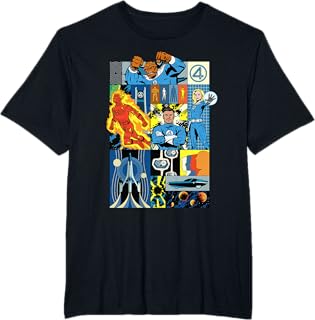 The Fantastic Four: First Steps Comic Book Panels T-Shirt
