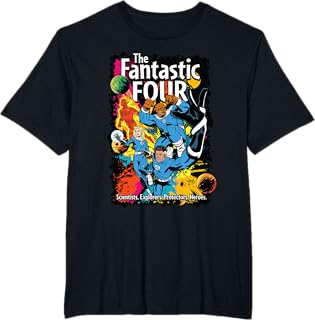 The Fantastic Four: First Steps Epic Comic Book Cover T-Shirt