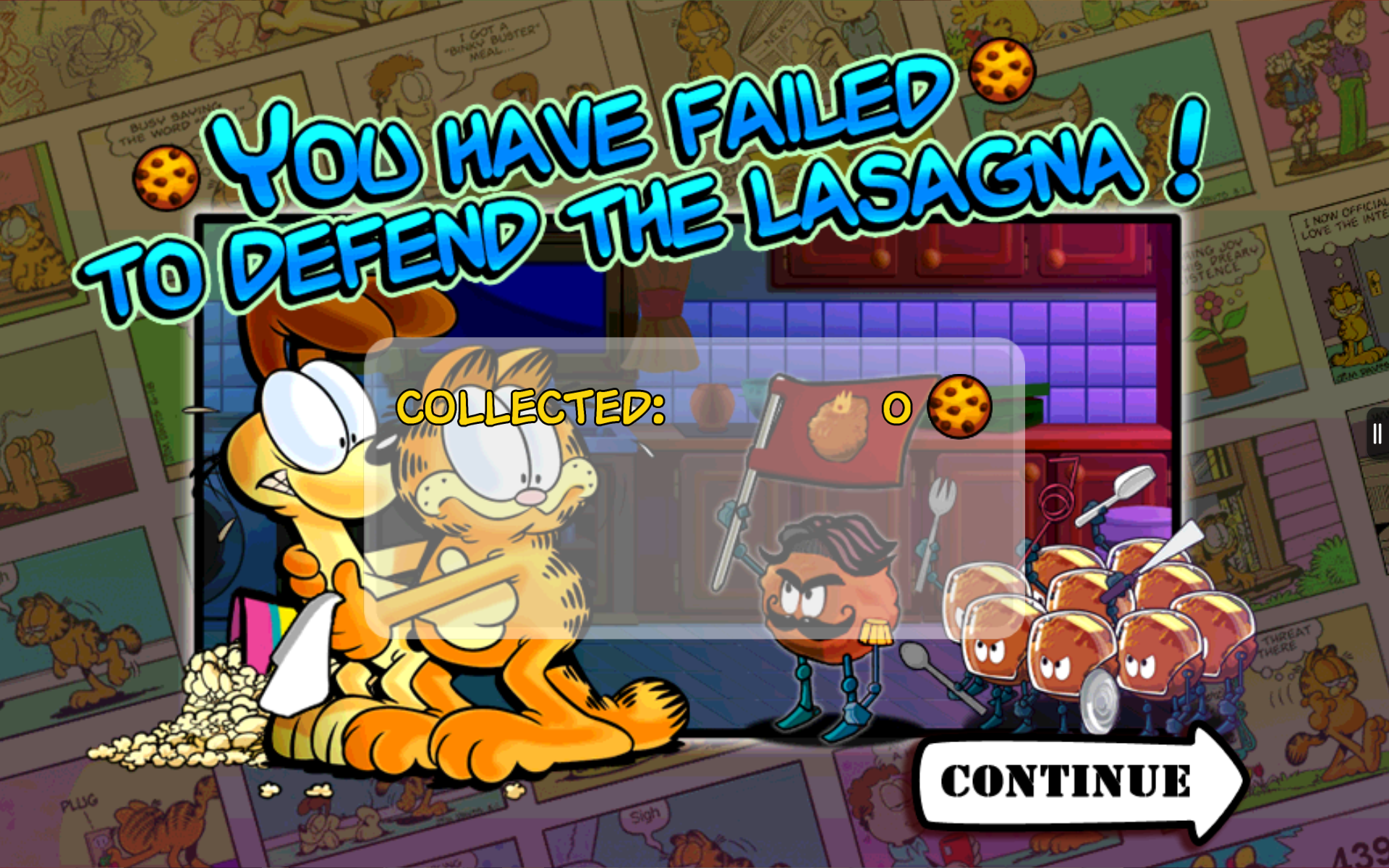 Garfield's Defense: Attack of the Food Invaders - App on Amazon Appstore