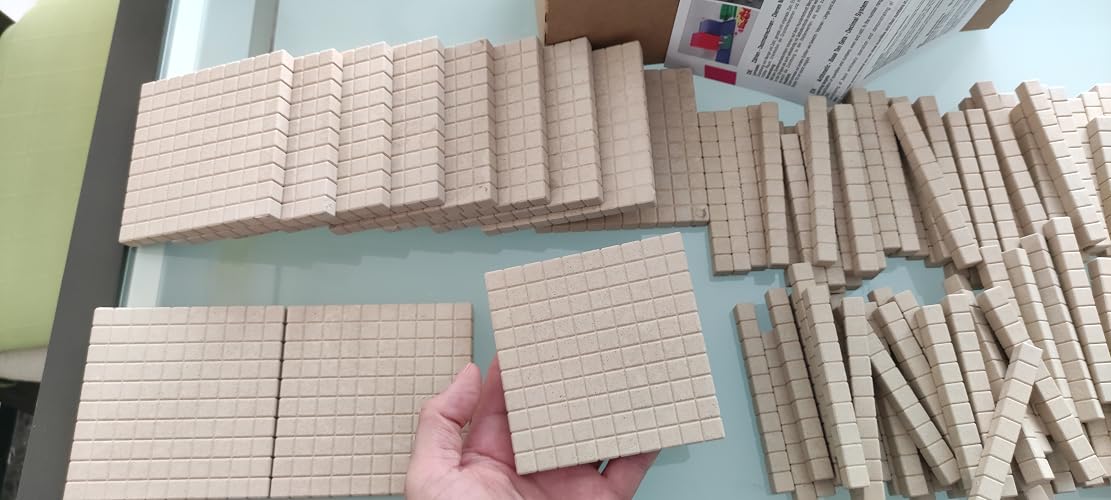 Set Base 10 WISSNER – 432 Pièces En RE-Wood Recyclé, Pour Apprendre Les Maths Et Les Dizaines
