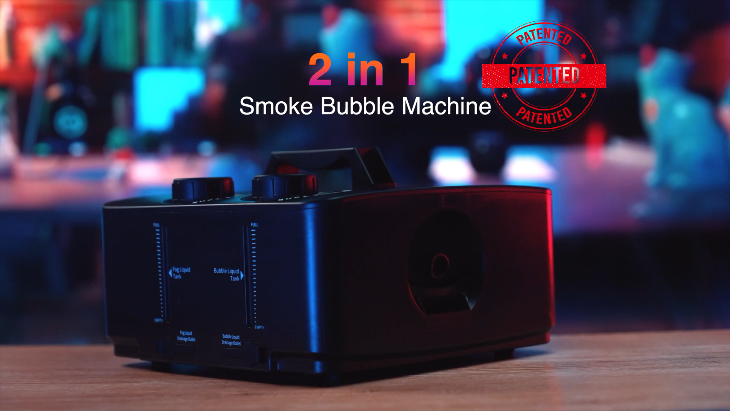 blessny フォグバブルマシーン　バブルリキッド付 Amazon.com: blessny 2-in-1 Fog Bubble Machine, Smoke Bubble