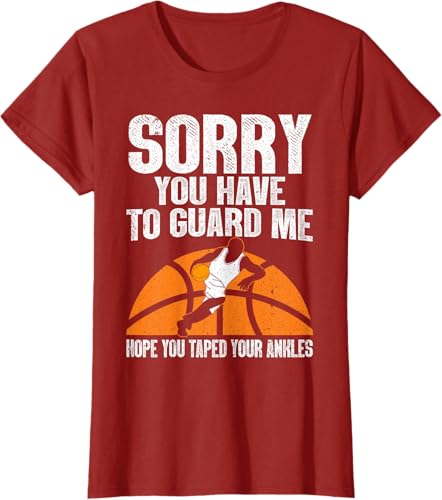 Miniatura 47 de Funny Basketball For Men Women Sports Game Basketball Player T-Shirt Black,Navy Blue,Asphalt Grey,Cranberry Red,Olive Green,Dark Heather