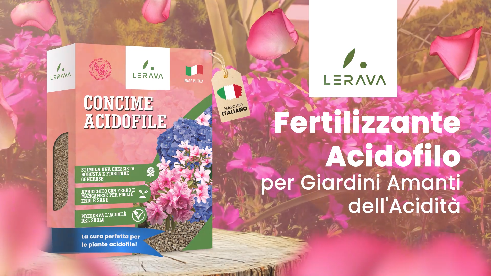 Concime Per Piante Acidofile LERAVA Bio 800g - Per Ortensie, Camelie, Azalee - Foto 5