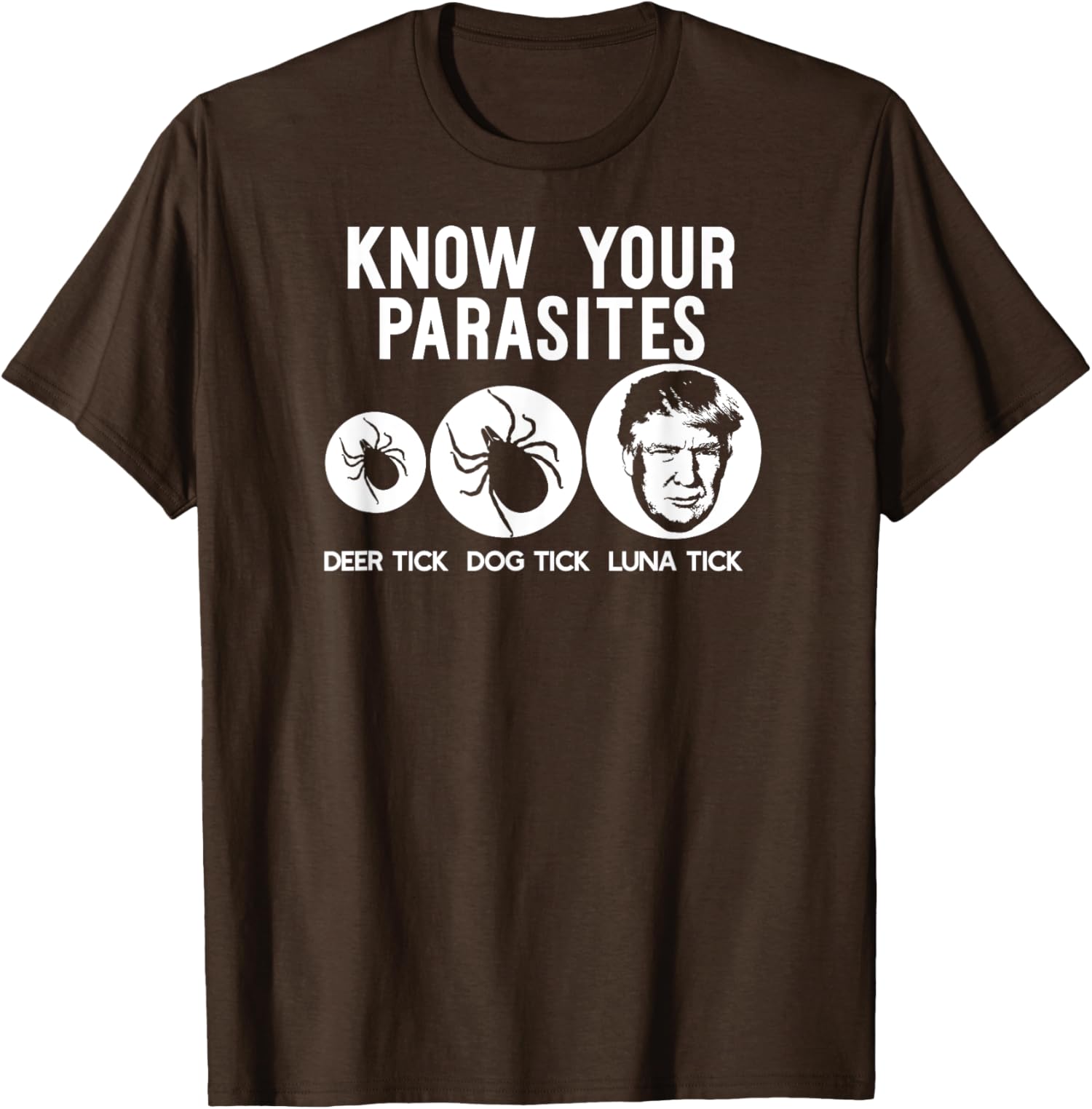 Anti-Trump Resist Funny Know Your Parasites USA Unisex T-Shirt - Picture 3 of 11